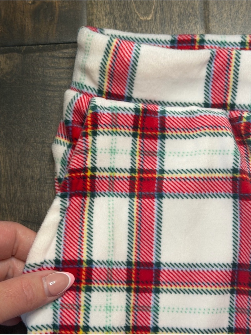 Auden Christmas Plaid Fleece Pajama Set Women’s XXL Red Green Holiday PJs - Picture 9 of 11